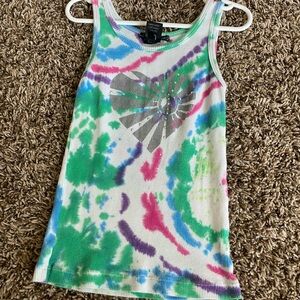 Flowers by Zoe tie dye tank top